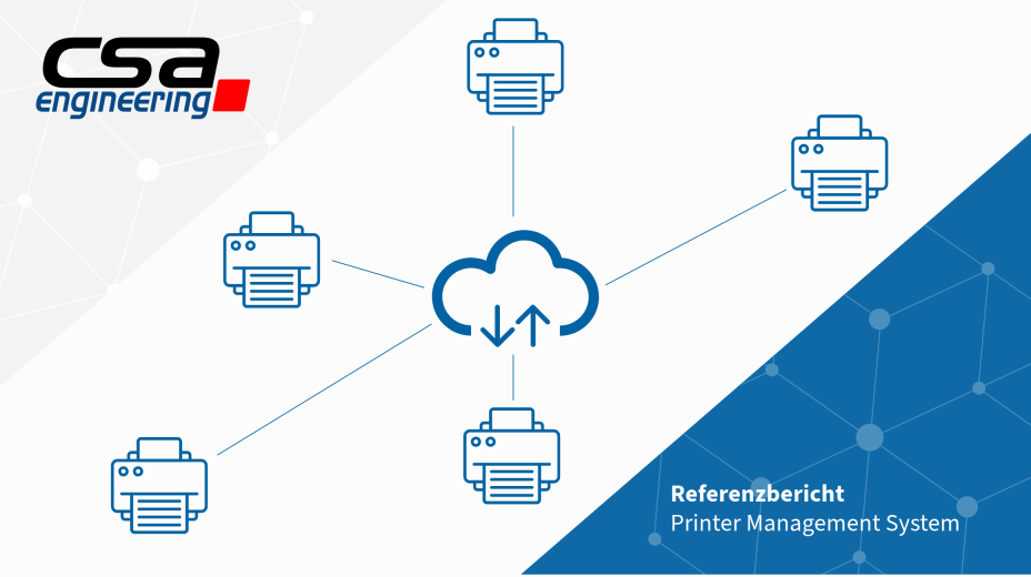 Printer Management System Archivbild