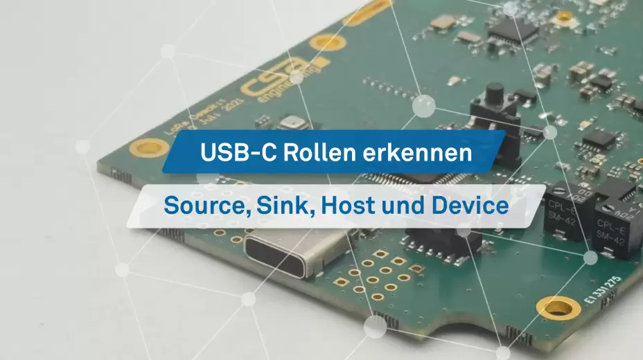 USB C Rollen erkennen Source, Sink, Host und Device